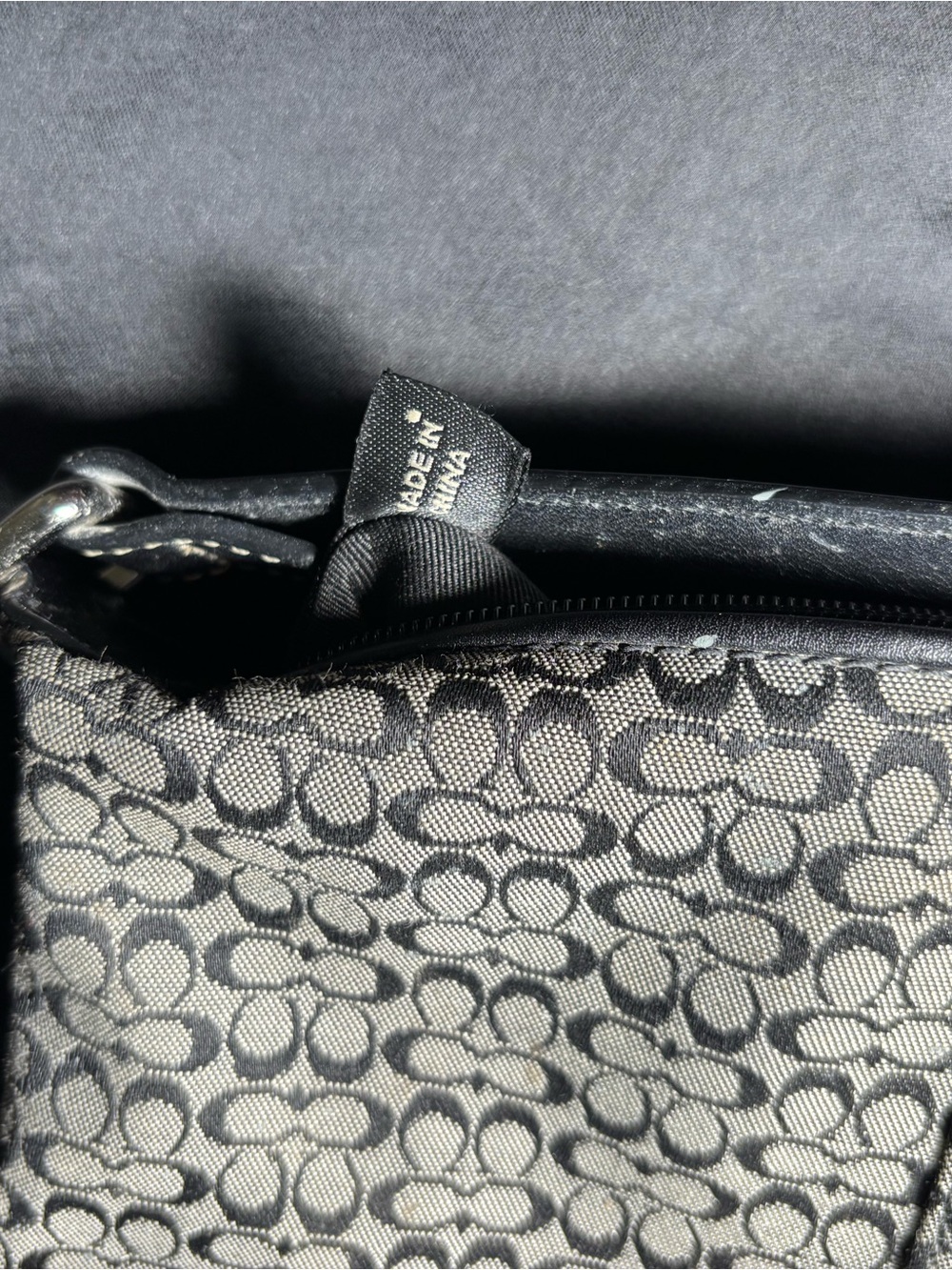SOLD Coach Classic C Jacquard Shoulder Bag - Picture 7 of 7